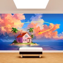 Fotomural vinilo kame house goku
